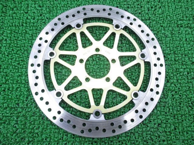 ZX-12R フロントブレーキディスク 片側 カワサキ 純正 中古 バイク 部品 曲がり無し 珍しい L 車検 Genuine