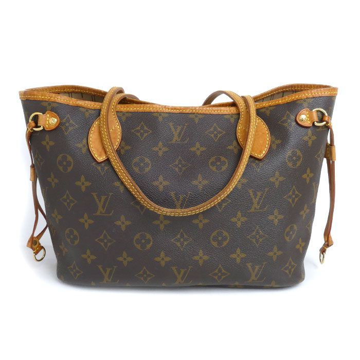 LOUIS VUITTON ルイ・ヴィトン ネヴァーフルPM トートバッグ モノグラム ブラウン M40155 TH2058 レディース 中古