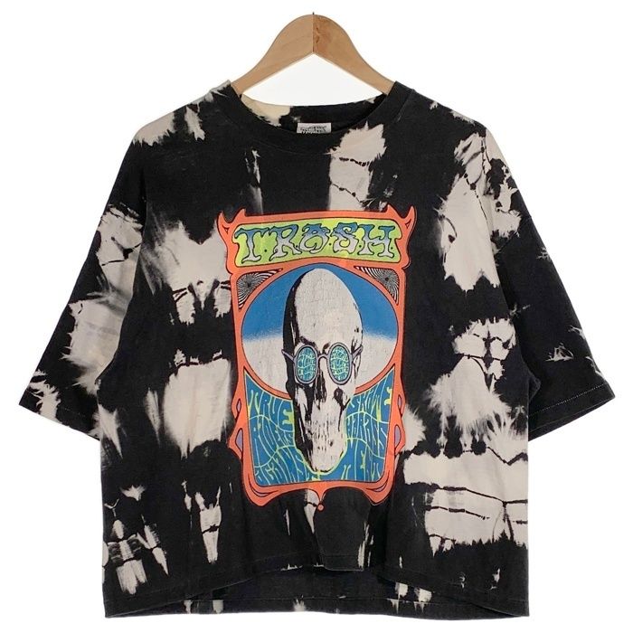 80-90's JIMMY'Z ジミーズ タイダイ TRASH スカルプリント T