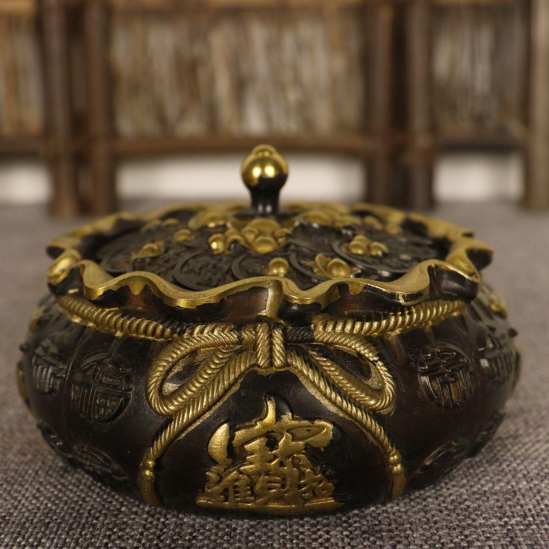 铜器 百福灰皿 書道具 文房具 装飾品 工芸品 美術品 置物 铜器 百福灰皿 書道具 文房具 装飾品 工芸品 美術品 置物 中国