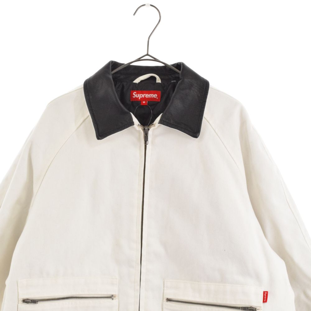 SUPREME (シュプリーム) 20AW Leather Collar Work Jacket レザー