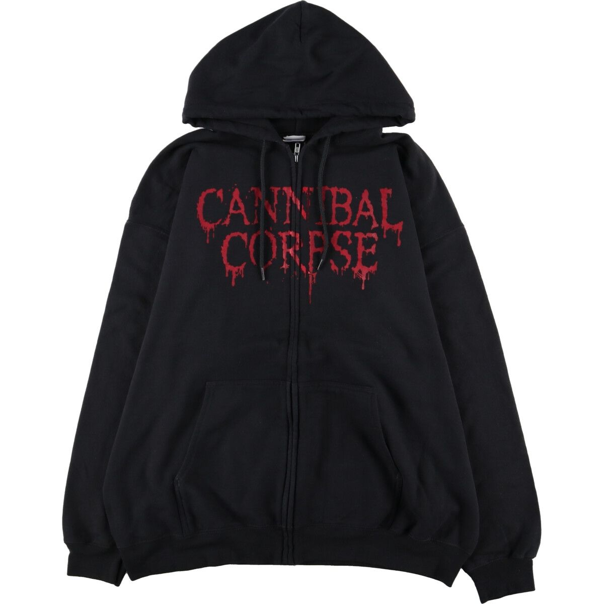 古着 PORT&COMPANY CANNIBAL CORPSE カンニバルコープス 両面プリント 