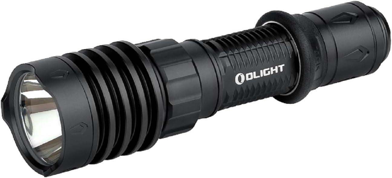 OLIGHT オーライト WARRIOR X 4 懐中電灯 ledライト フラッシュライト タクティカルライト デュアル充電式 2600ルーメン 高輝度 IPX8防水 小型 アウトドア 防災 警備 屋外 パトロール ブラック