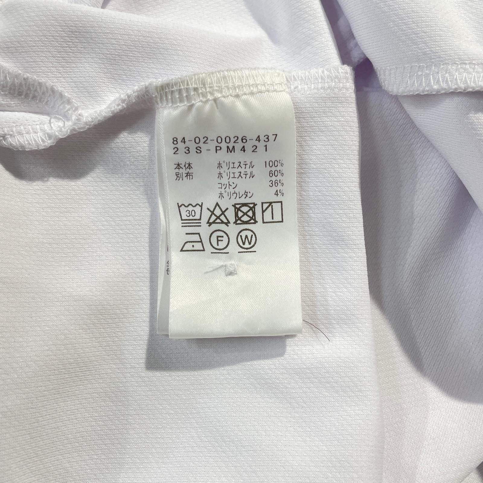 メンズ ビームスゴルフ BEAMSGOLF 半袖ポロシャツ M 白 ホワイト ストレッチ WHITEMONARCHHOTEL_COM