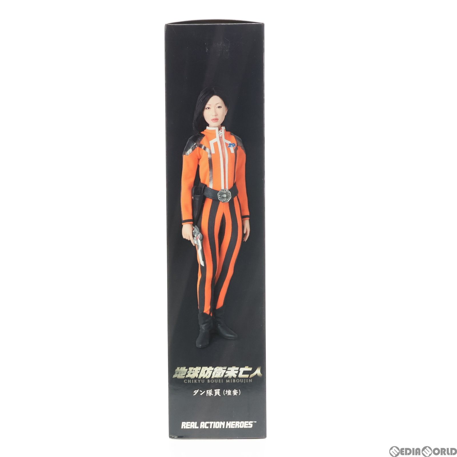 ☆彡新品　リアルアクションヒーローズ ダン隊員(壇蜜) 地球防衛未亡人 メディコムトイ RAH 地球防衛未亡人 ダン隊員 レビュー