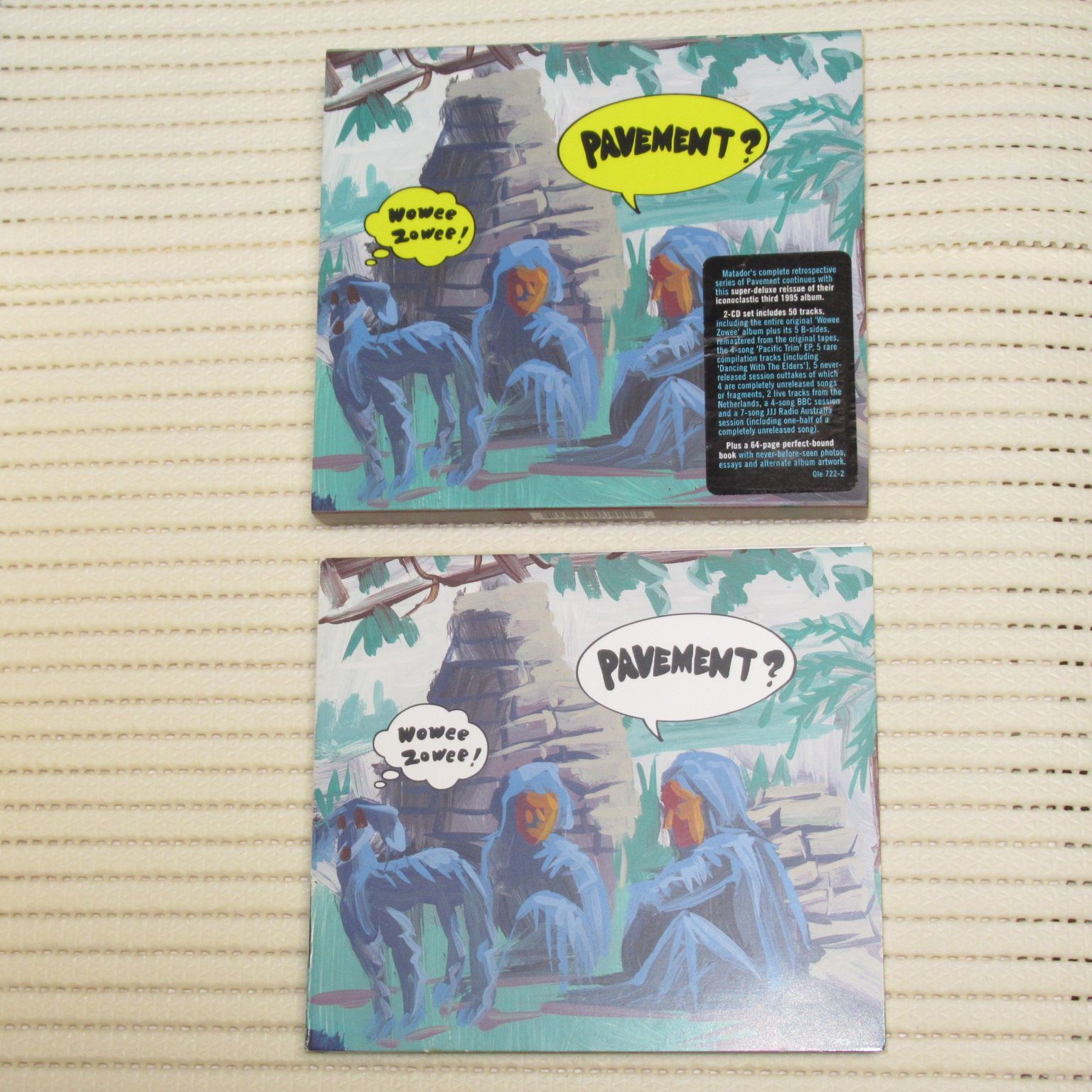 CD 2CD PAVEMENT WOWEE ZOWEE SORDID SENTINELS EDITION MADE IN