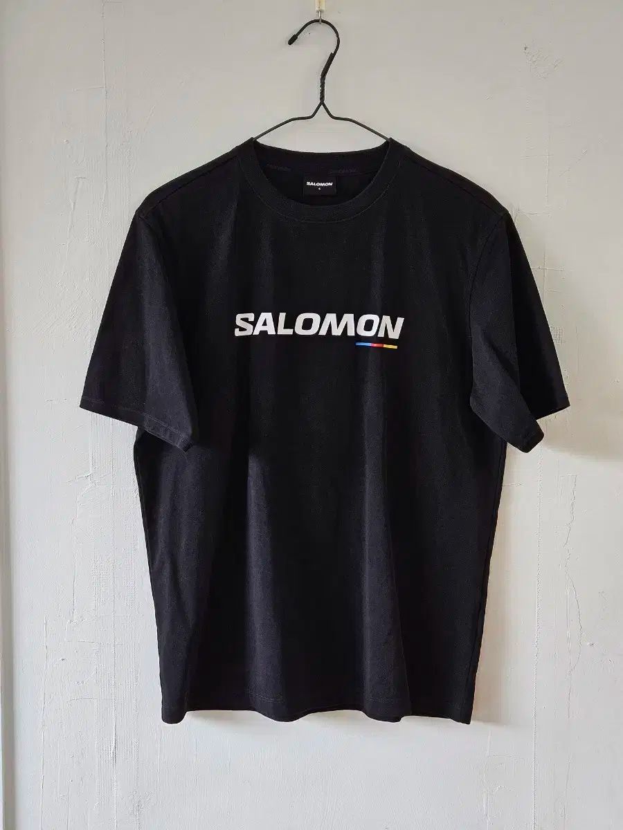 SALOMON(サロモン) ロゴ 半袖 S