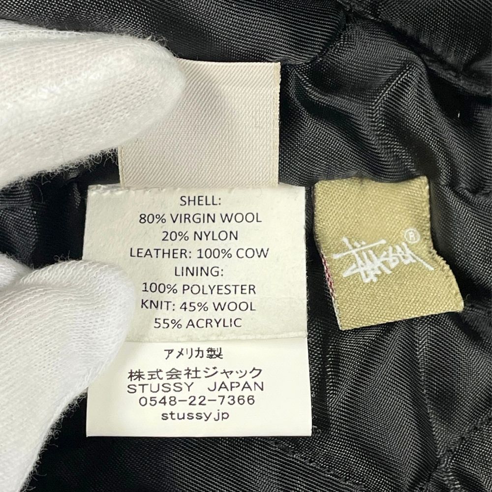 STUSSY ステューシー × MMJ マスターマインド ジャパン 袖レザー