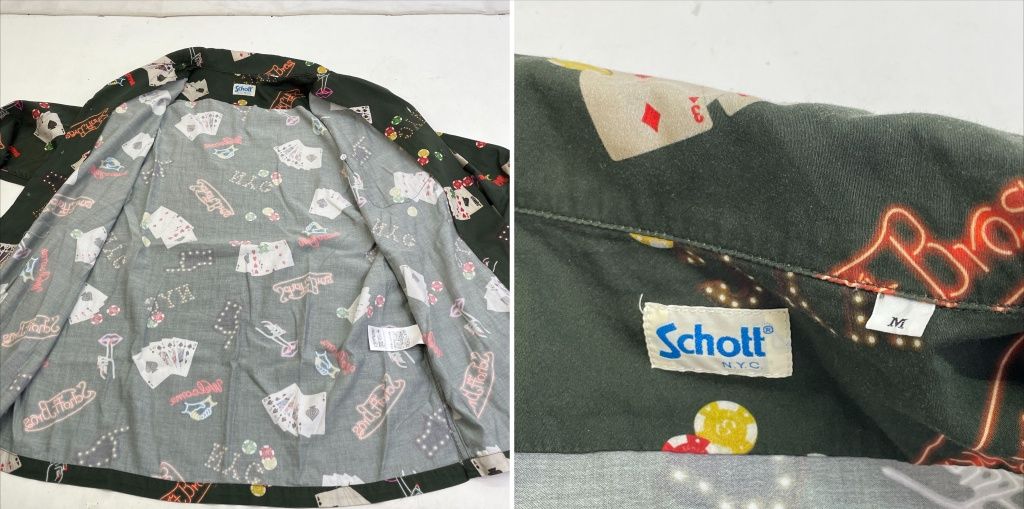 【中古】schott 19SS アロハシャツ サイズL 3195026 Schott(ショット) / アロハシャツ/19SS/HAWAIIAN SHIRT TATOO