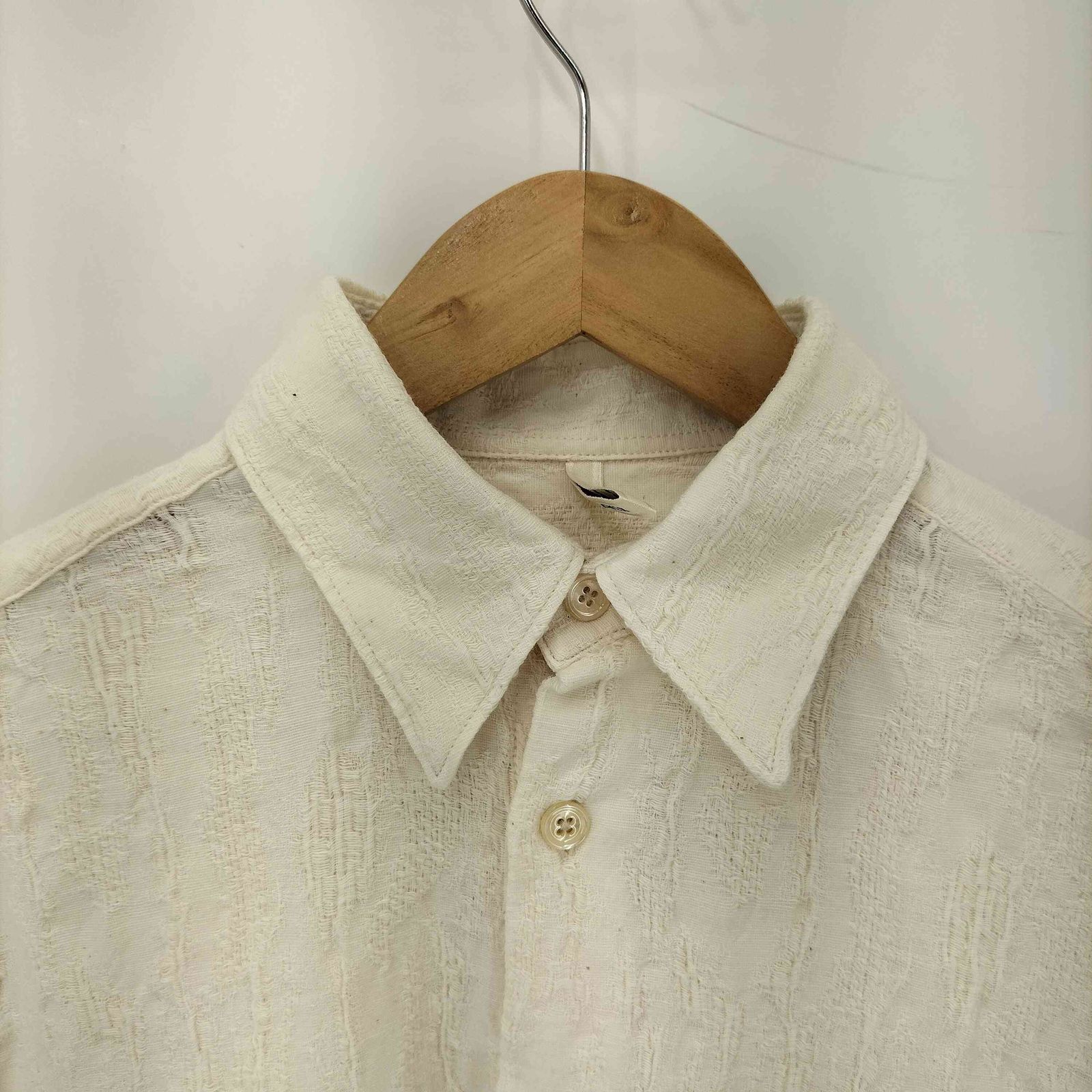 ユーズドフルギ USED古着 ACE textured shirt メンズ import：XS