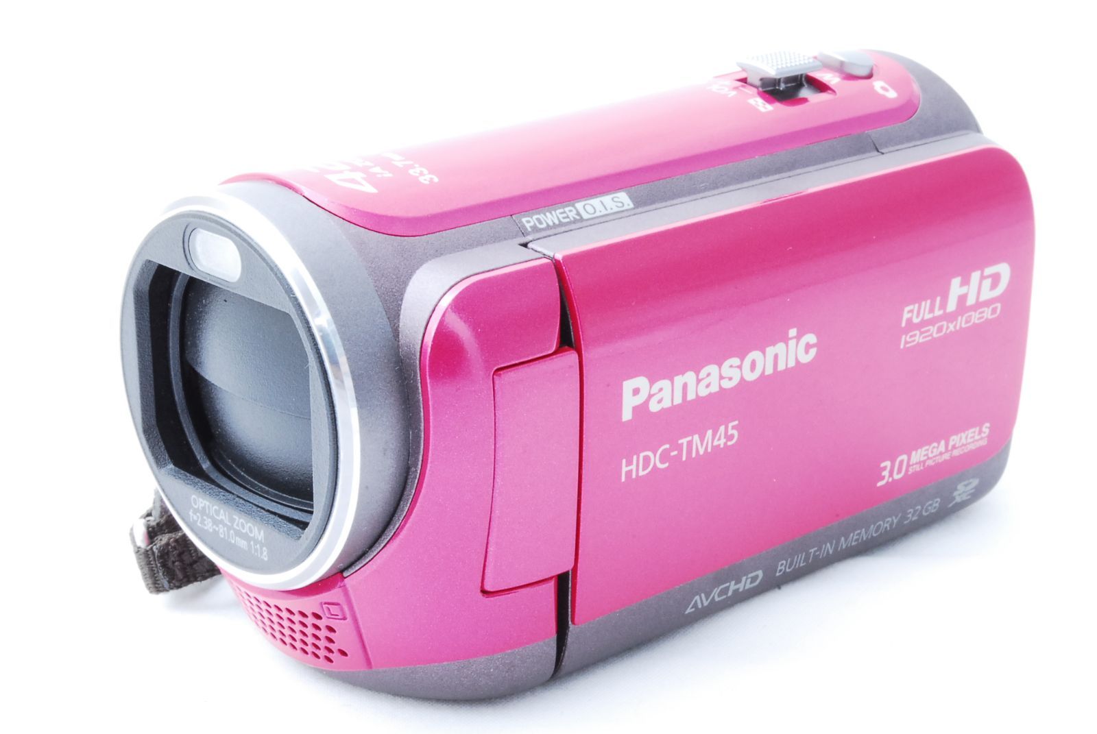 Panasonic パナソニック ビデオカメラ HDC-TM45-P 内蔵メモリー32GB