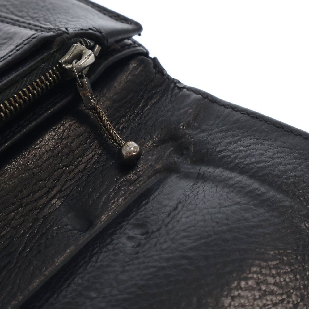 クロムハーツ 1 ZIP フローラルボタン 1ジップ レザー ウォレット CHROME HEARTS クロムハーツ 1ZIP 1ジップ フローラルボタン