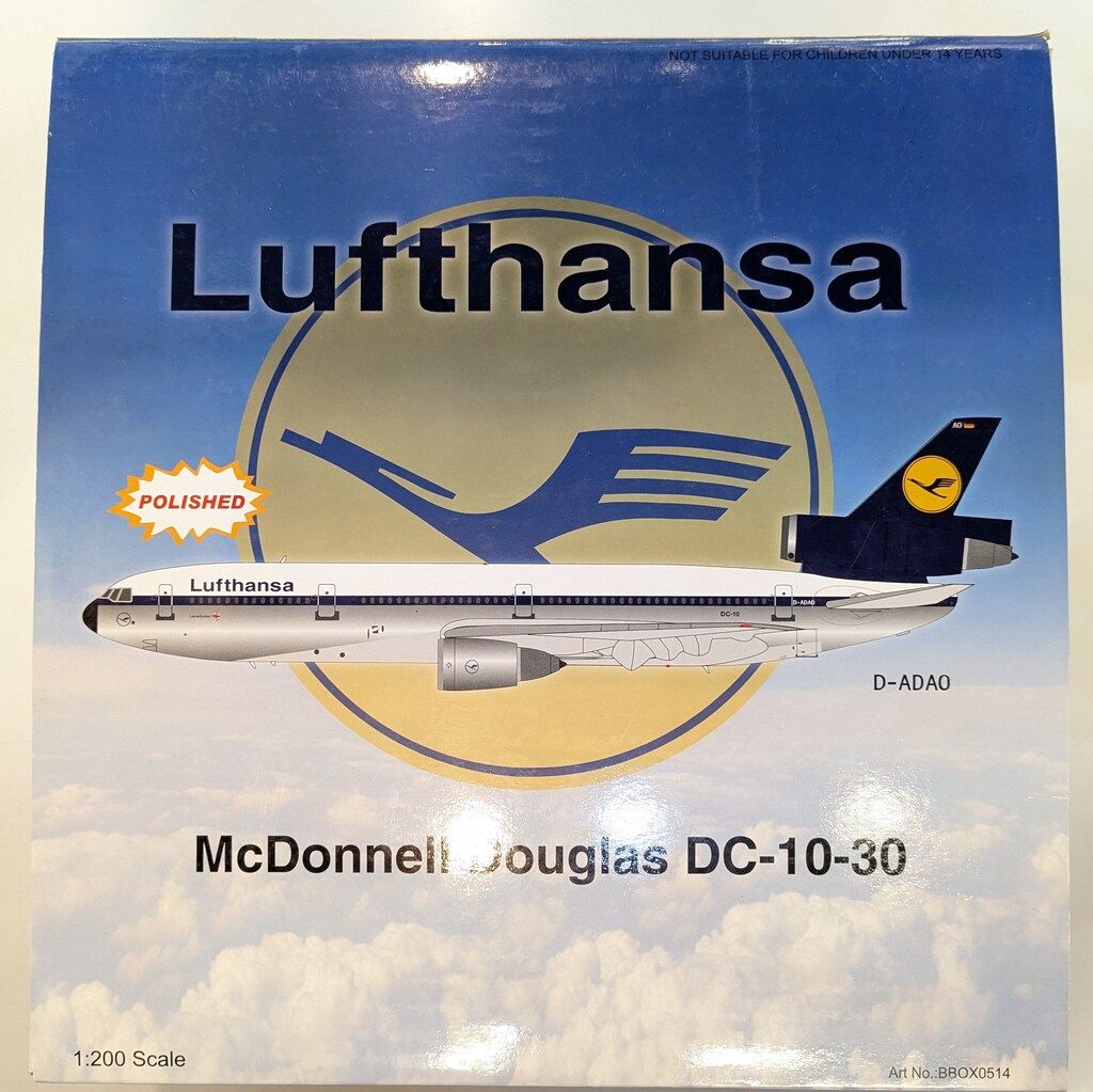 航空機・ヘリコプター Lufthansa DC10-30 1:200 航空機・ヘリコプター Lufthansa DC10-30 1:200 航空機