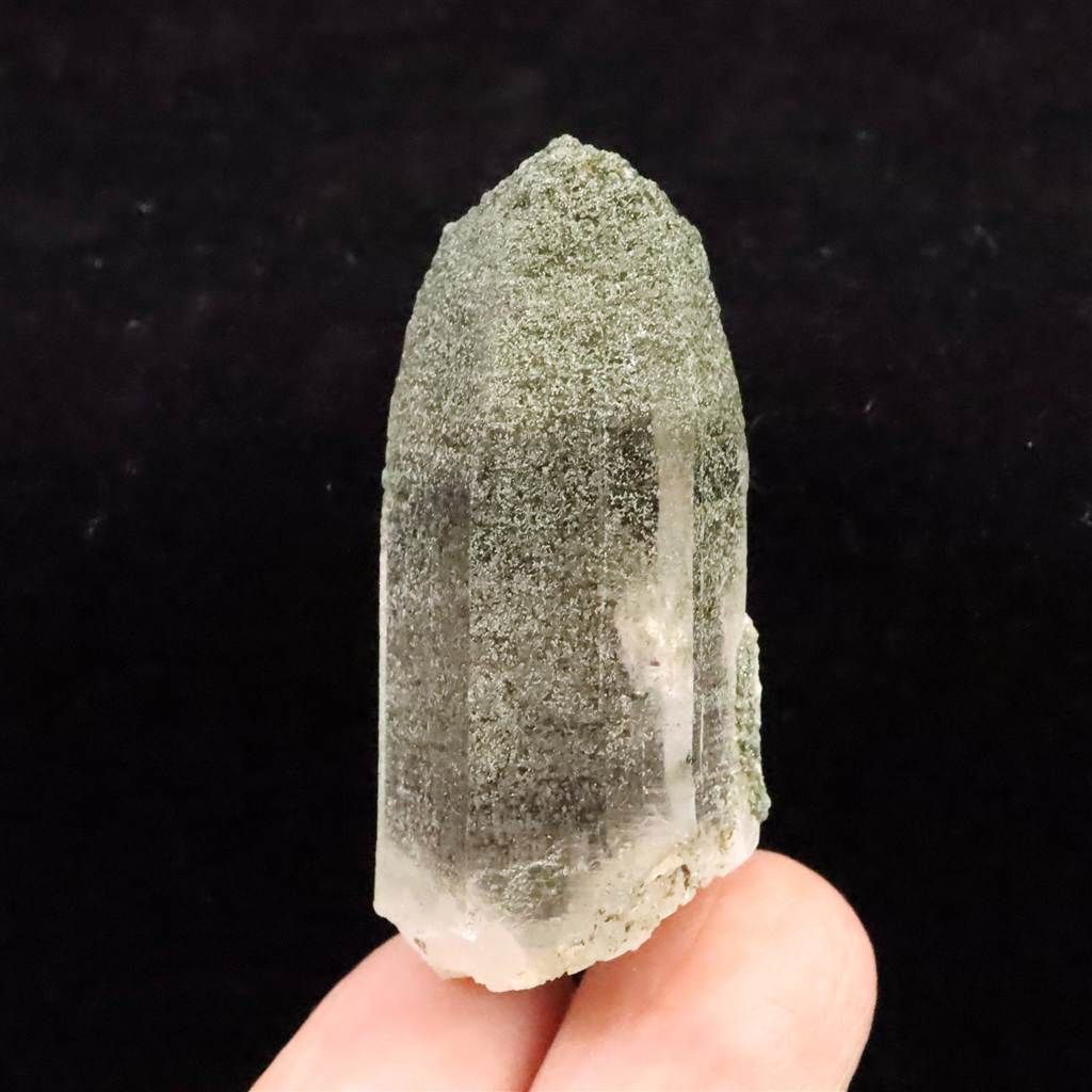 ガネーシュヒマール産 ヒマラヤ水晶 クローライト付 21.6g