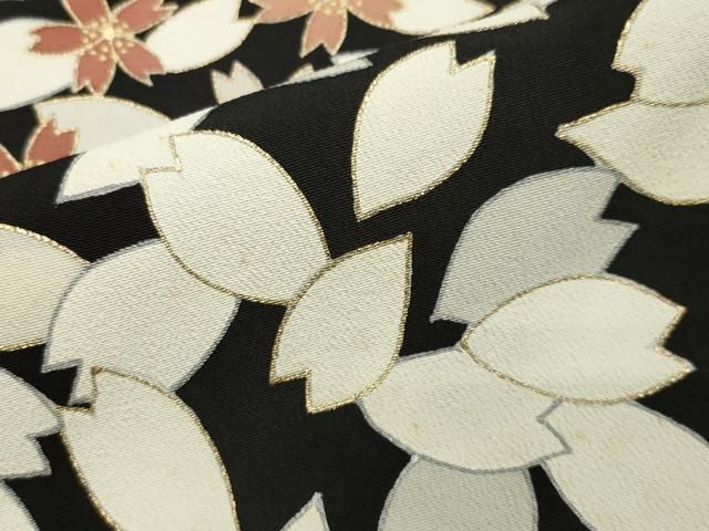 平和屋着物○訪問着 作家物 舞桜文 金銀彩 正絹 逸品 CAAX5910gh