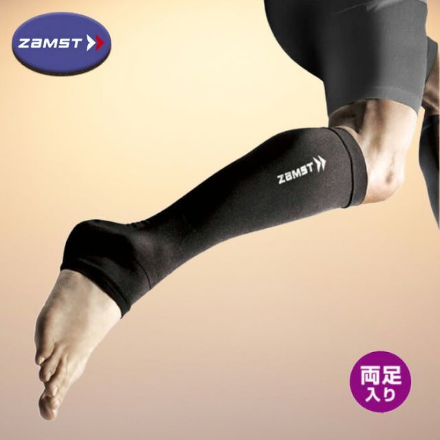 ZAMST（ザムスト） カーフ＆アンクルスリーブ ふくらはぎ用スリーブ 着圧 コンプレッション 両足入り
