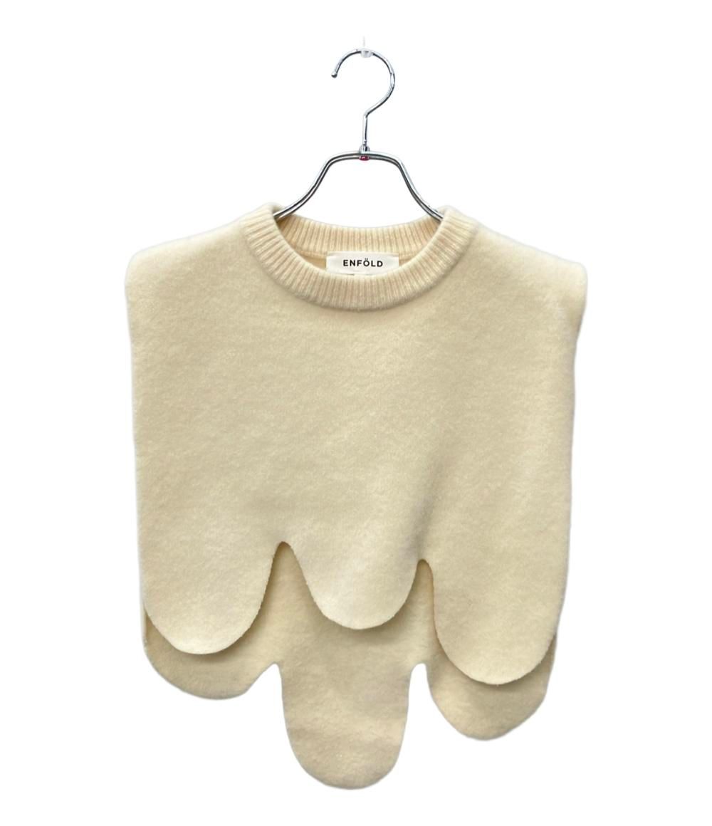 エンフォルド ドロップニットベスト 圧縮ウール 300EA970-2910 レディース SIZE 38 ENFOLD