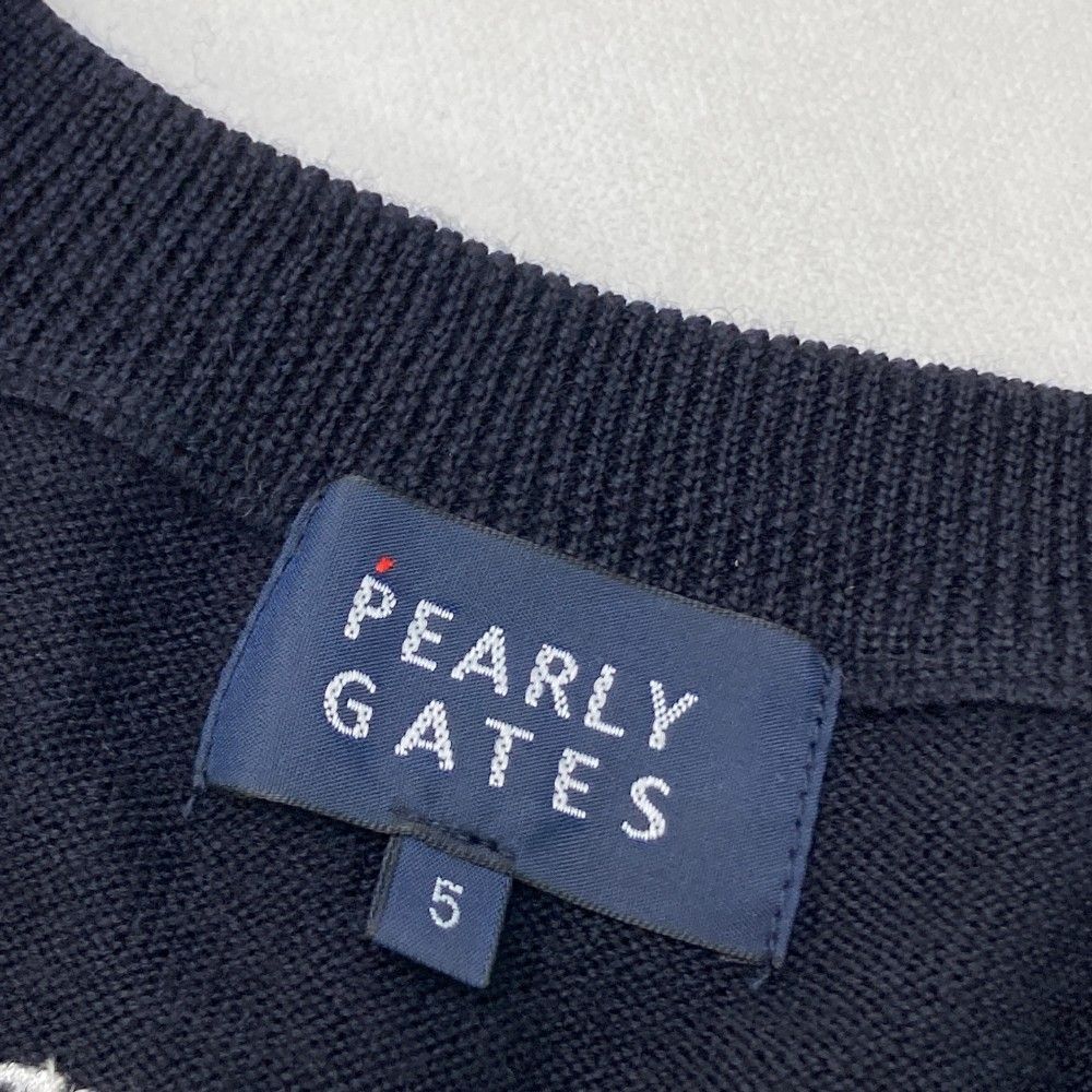 サイズ：5 PEARLY GATES パーリーゲイツ ×Disney ニットセーター