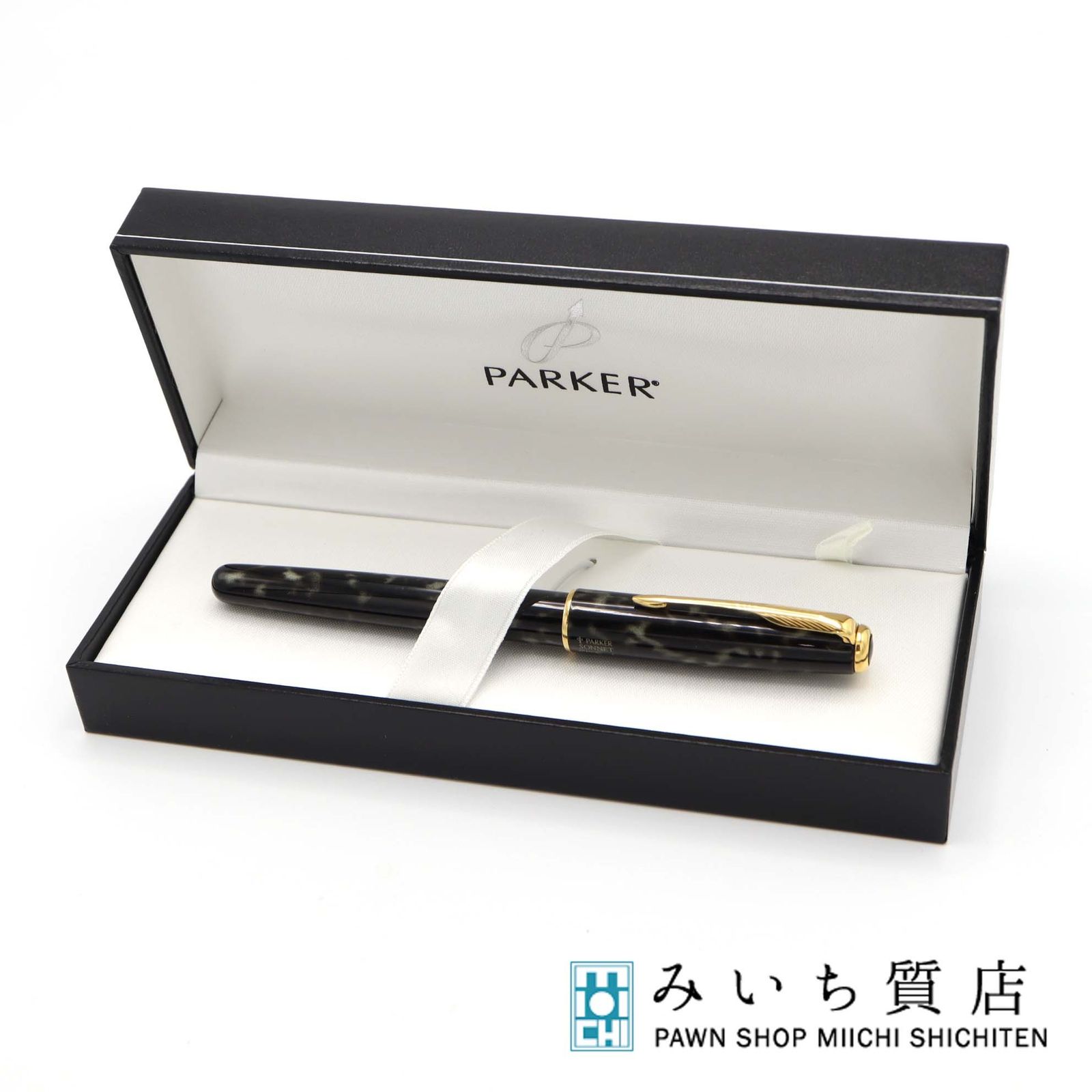 PARKER パーカー ソネット 18K 750 万年筆 ケース インク 現状品 楽天