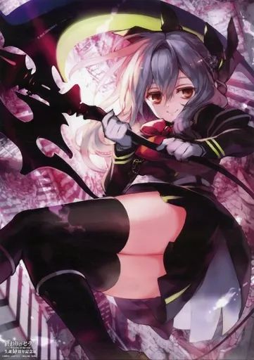 中古】ポスター 柊シノア(3巻イラスト) 「終わりのセラフ 10周年記念展