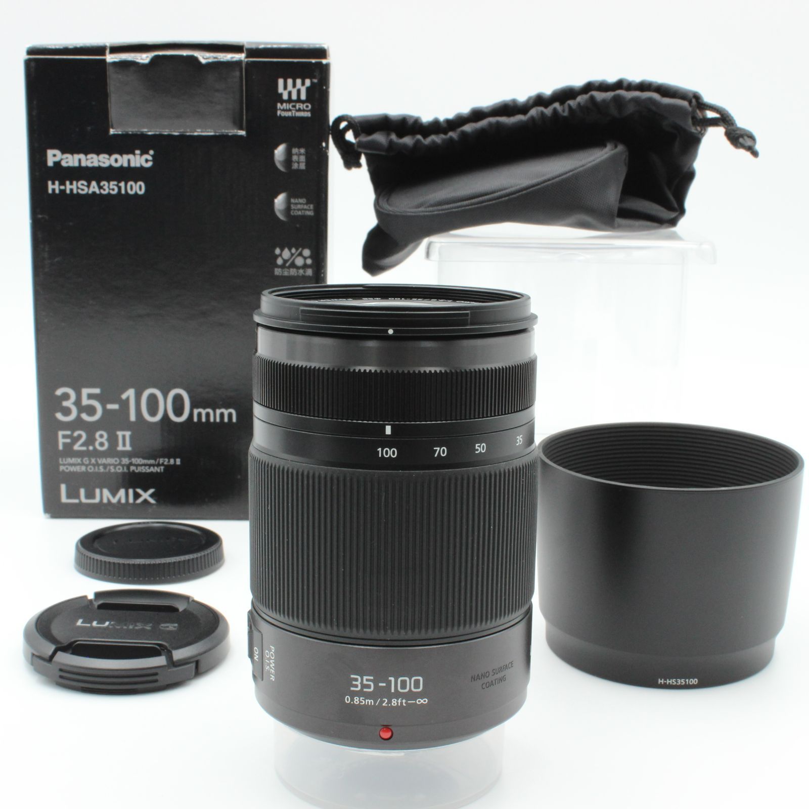 極美品】 Panasonic パナソニック LUMIX G X VARIO 35-100mm f2.8 II  