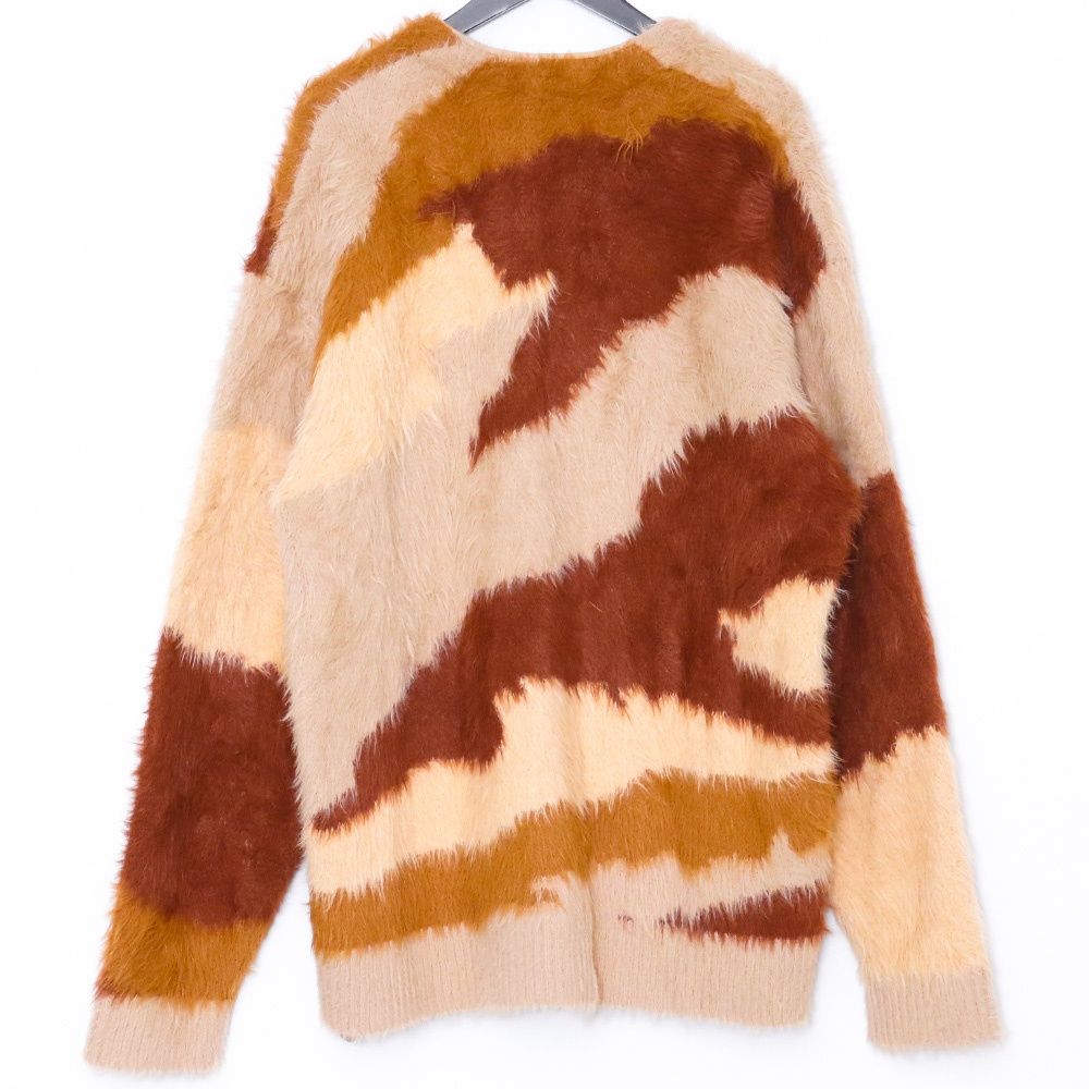MLVINCE SHAGGY CARDIGAN DESERT CAMO Lサイズ MLVINCE SHAGGY CARDIGAN DESERT CAMO XLサイズ ブラウン - メルカリ