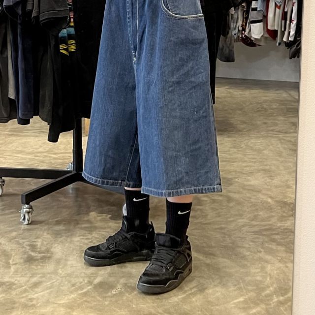 hip hop　デニム　ハーフパンツ HIPHOP / ヒップホップ】デニムハーフパンツ - メルカリ