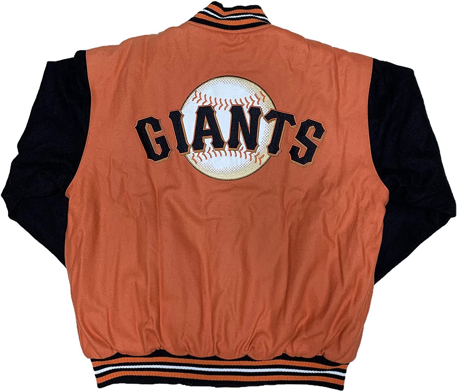 ジャイアンツ リバーシブル スタジアムジャンパーオレンジ/ブラック  