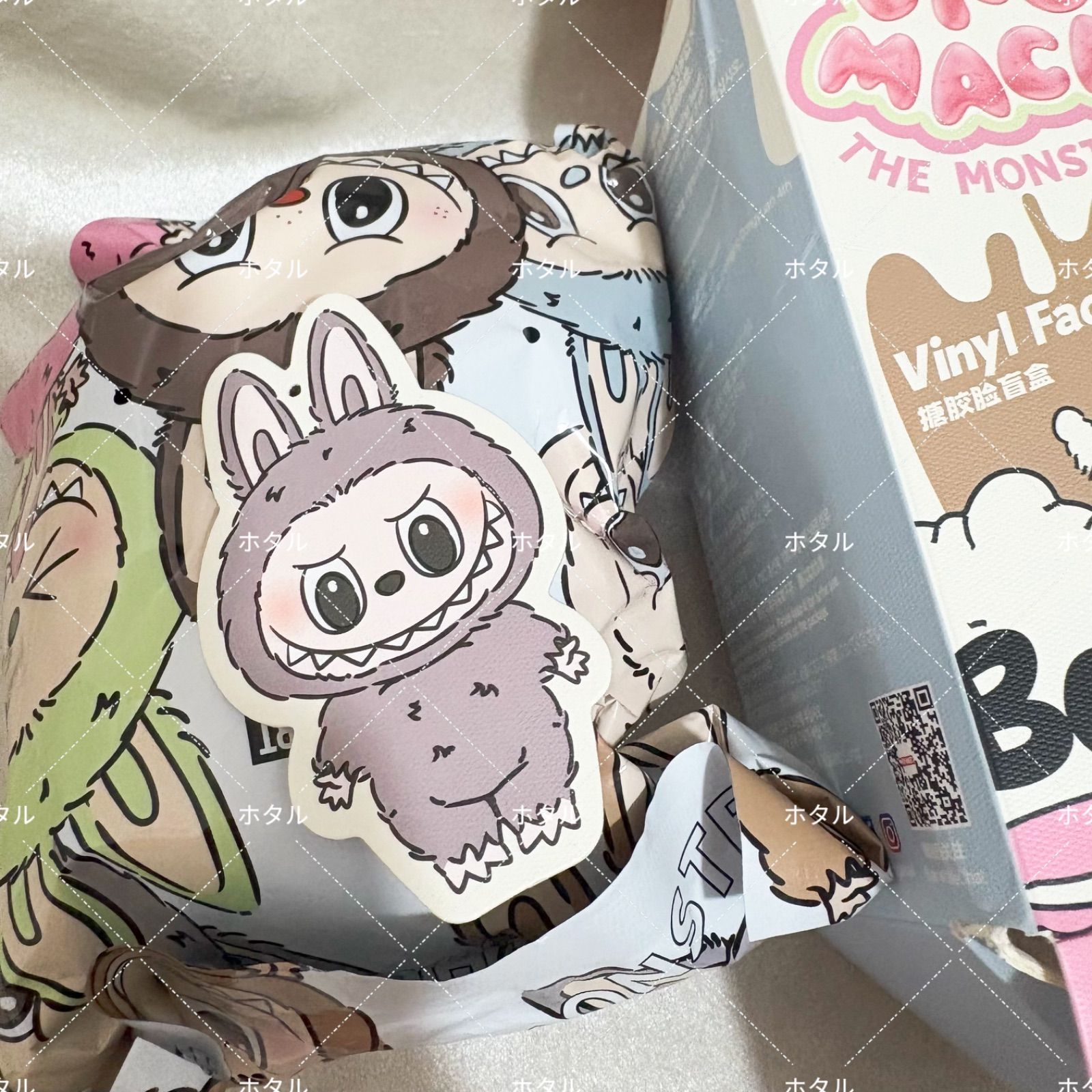 古いバージョン」THE MONSTERS Exciting Macaron ぬいぐるみ グレー