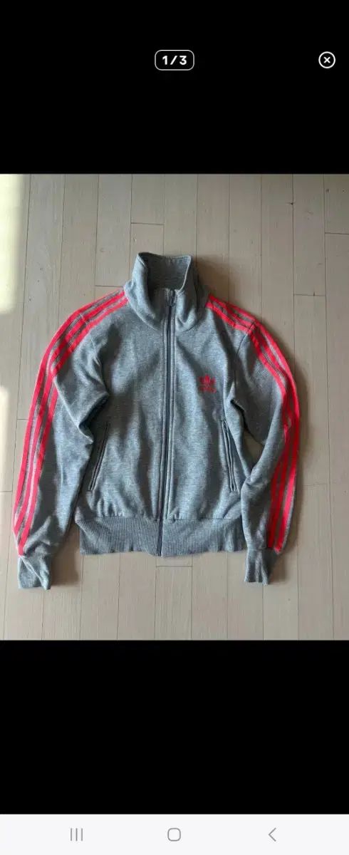 adidas アディダス トラックトップス ジャージ |グレーピンク M サイズ