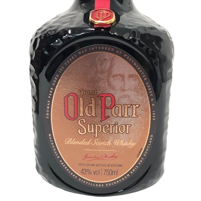 Old Parr オールドパー 未開栓 750ml 43度 ブレンドスコッチウイスキー スーペリア ウイスキー【中古】 【新品同様】 正規品 オールドパー スーペリア 箱付 43度 750ml スコッチ