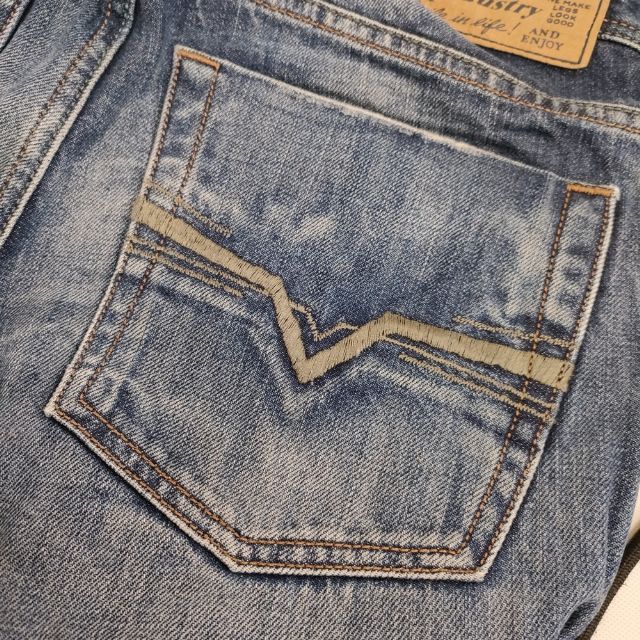 モーガン蔵人着用　DIESEL ブルーD-Franky ジーンズ DIESEL ディーゼル デニムパンツ ワークパンツ ジーンズ