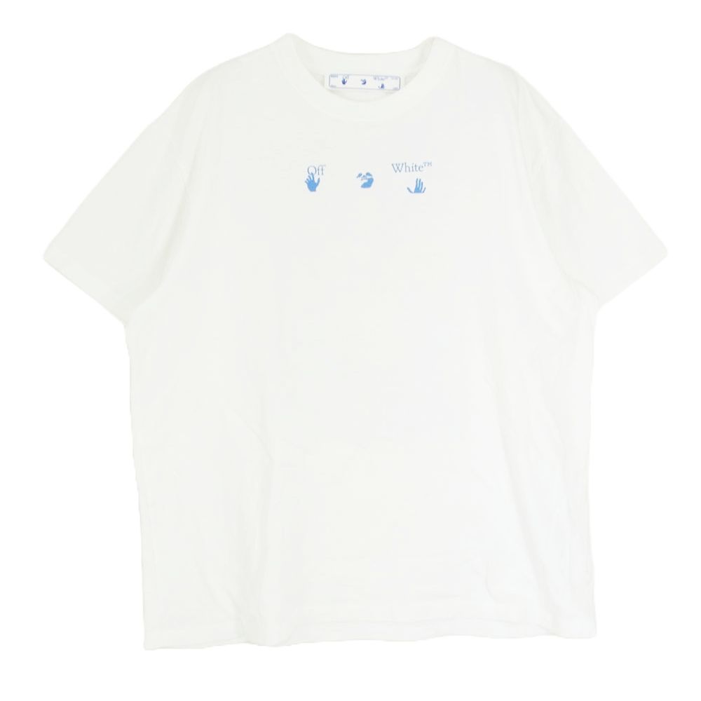 OFF-WHITE オフホワイト OMAA038S21JER013 Liquid Mirko Over Tee 