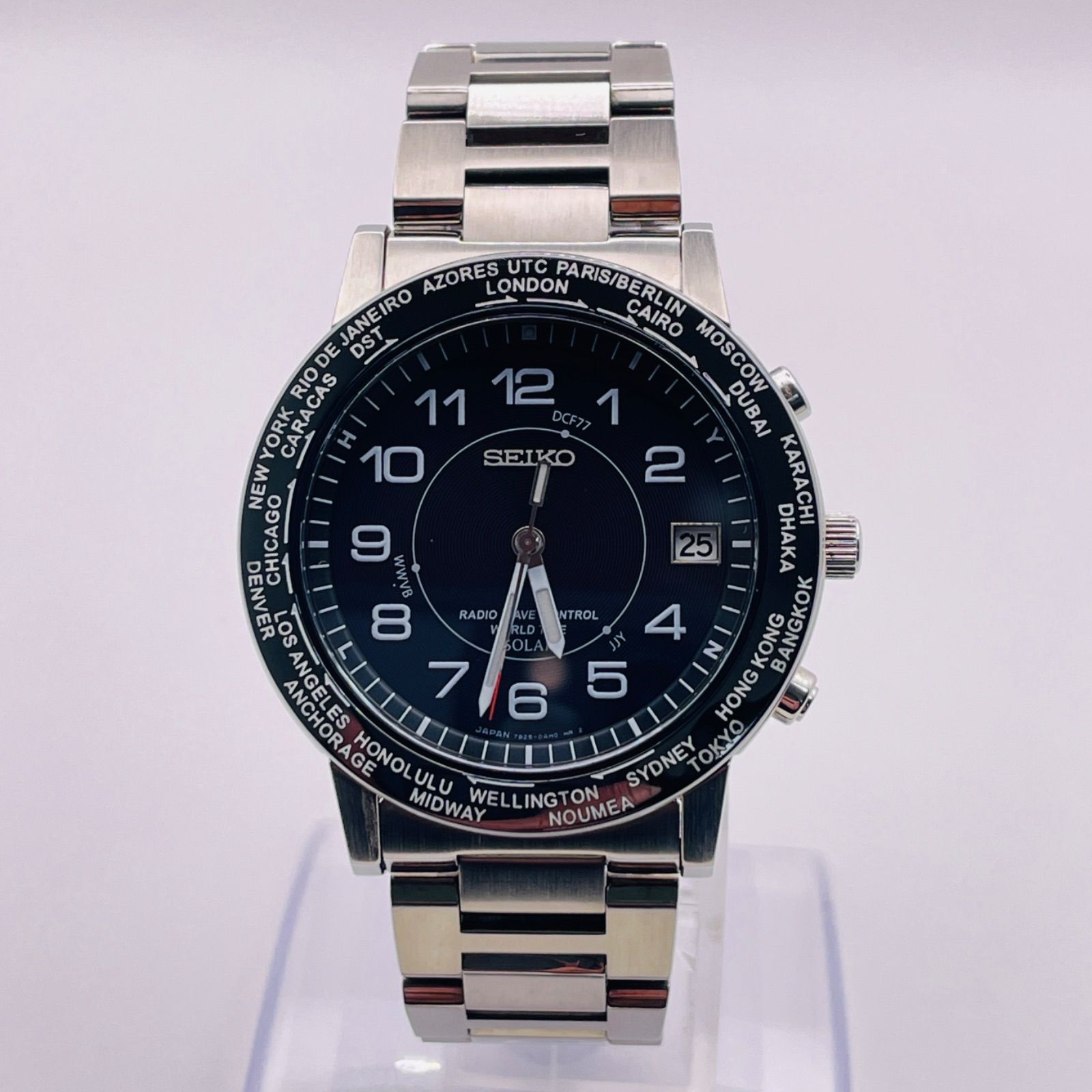 T503）希少！ 美品 正常稼動 SEIKO セイコー 電波ソーラー