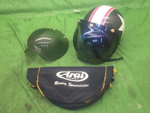 ジェットヘルメット Bob Bob ジェットヘルメット ブラック/ホワイト 57