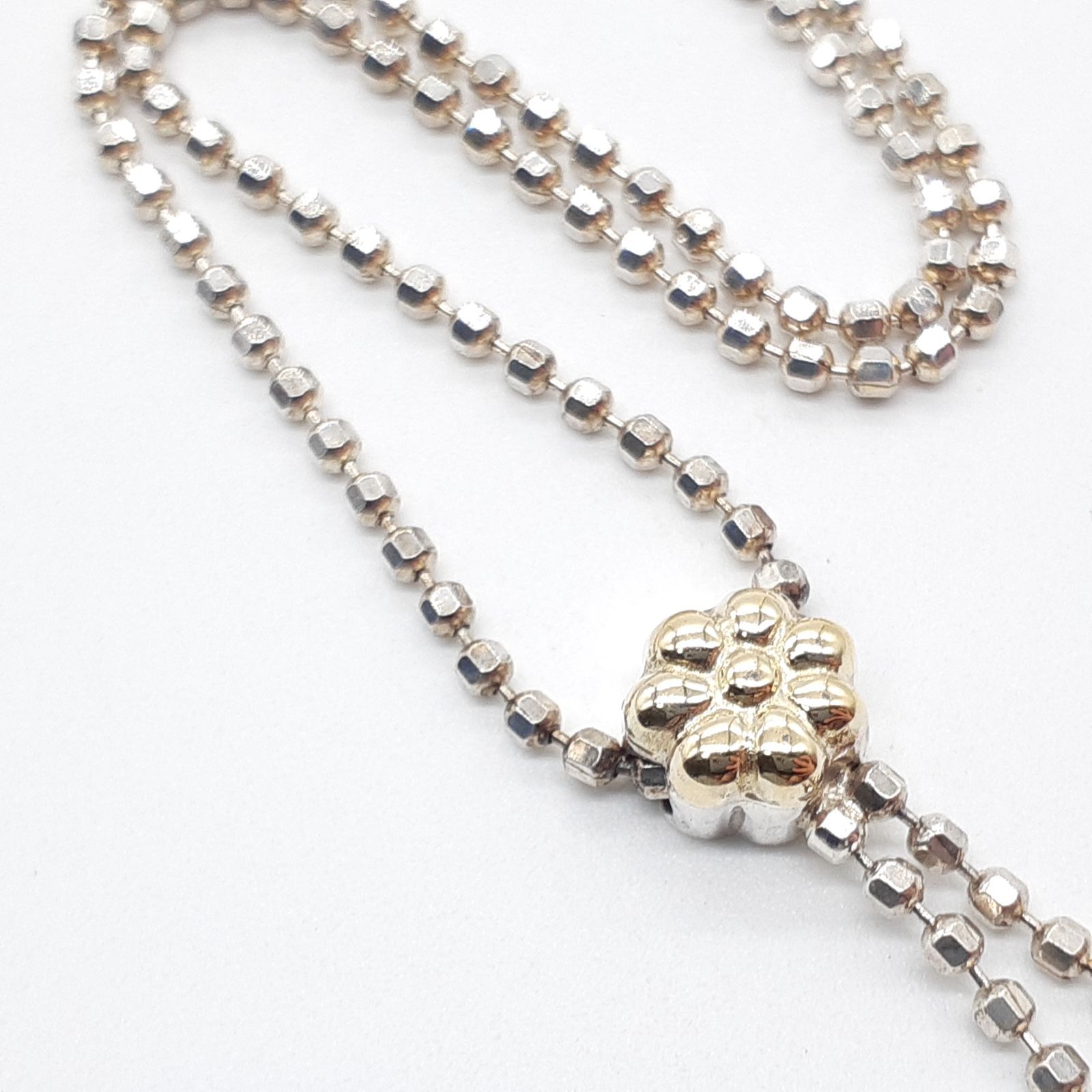 フォリフォリビンテージネックレス Folli Follie フォリフォリ ヴィンテージ SILVER 925 K18 750 コンビ