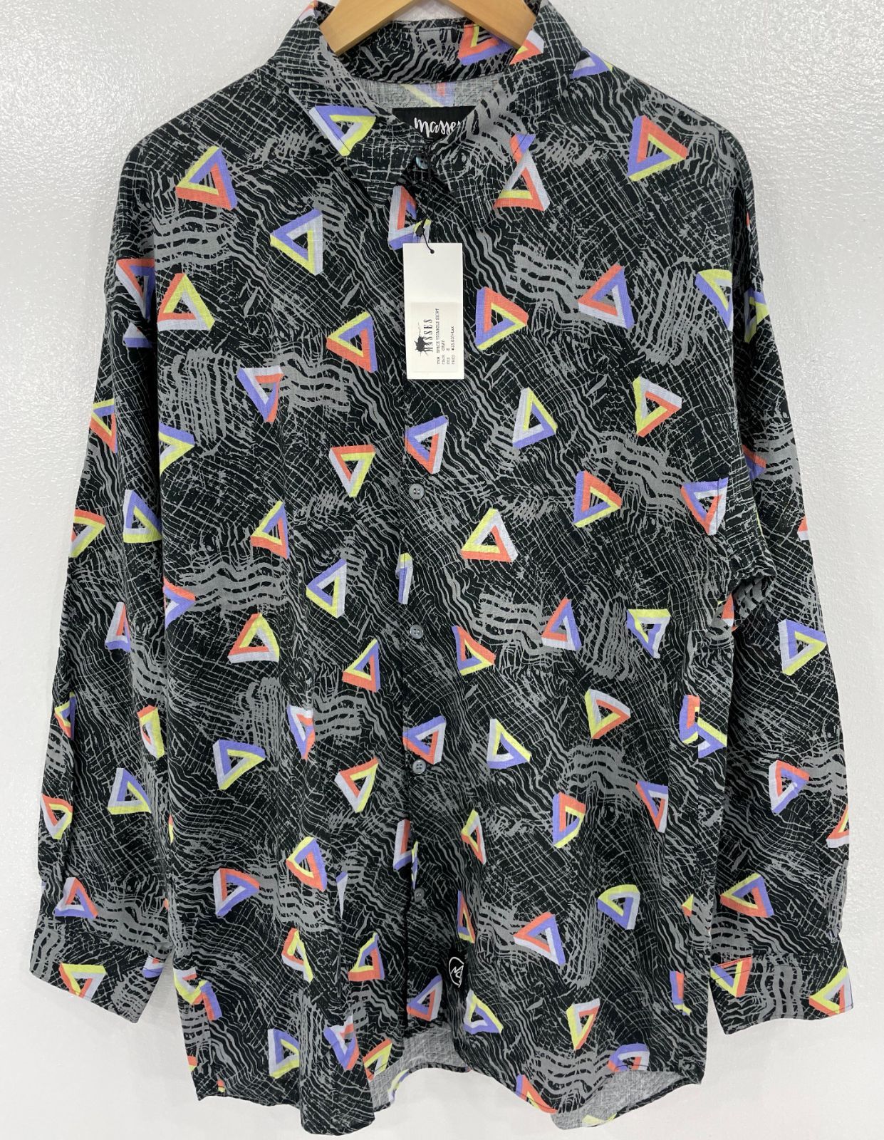 Masses マシス フレアパターンシャツ（MASSES マシス  