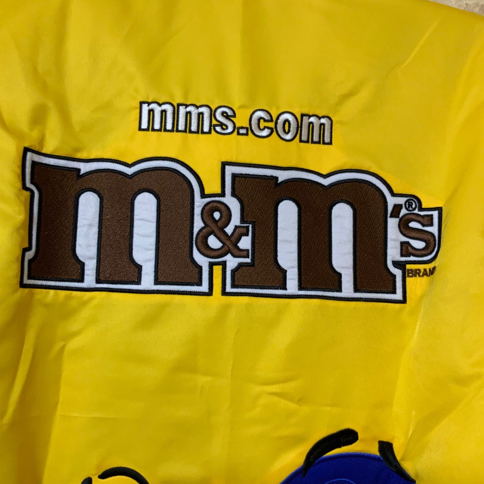 M&Ms レーシングジャケット M L XL XXL エムアンドエムズ イエロー