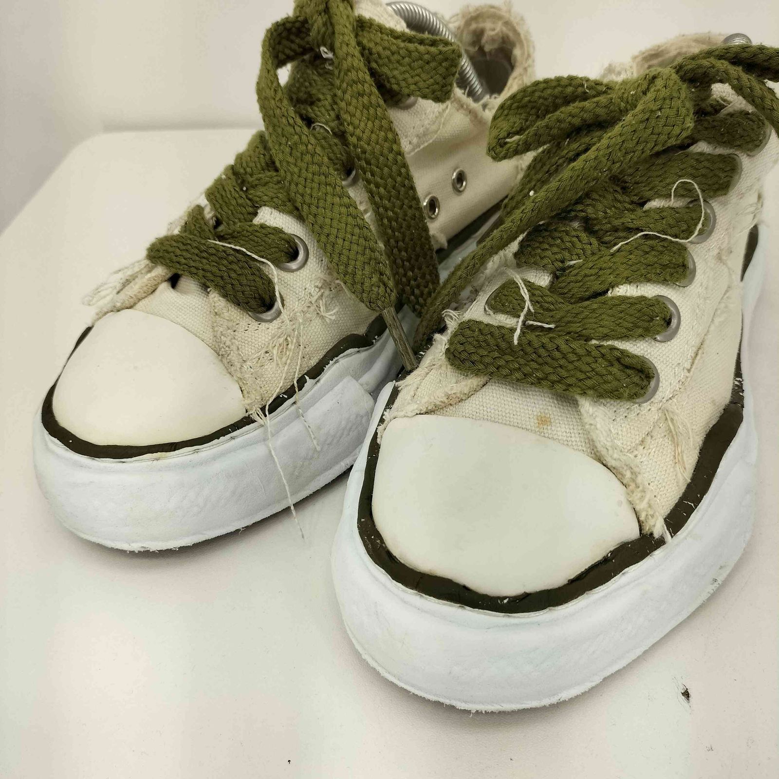 Maison MIHARA YASUHIRO(メゾンミハラヤスヒロ) ARMY TRANER OX アーミートレーナー ローカットキャンバススニーカー レディース  37【中古】【ブランド古着バズストア】 メゾンミハラヤスヒロ Maison MIHARA YASUHIRO ARMY TRANER OX