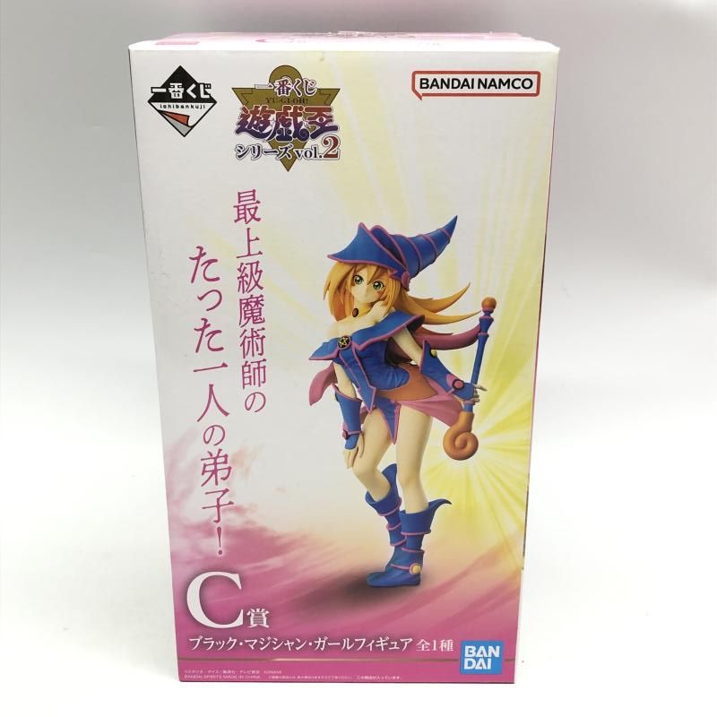 遊戯王一番くじ　C賞未開封 中古】未開封）C賞 ブラック・マジシャン・ガール フィギュア