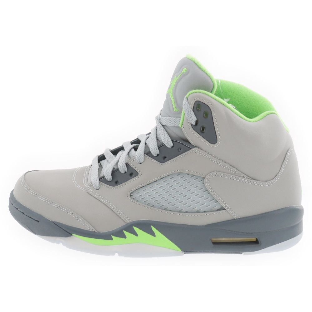 NIKE (ナイキ) AIR JORDAN5 GREEN BEAN DM9014-003 エアジョーダン5 グリーンビーン ハイカットスニーカー シューズ グレー/グリーン US11.5/29，0cm