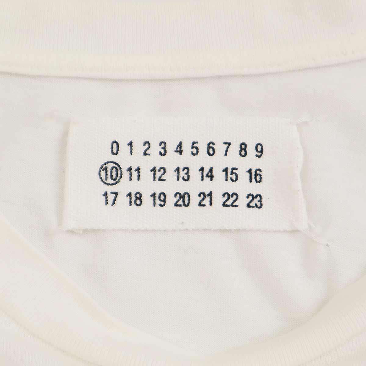 Maison Martin Margiela 10 メゾン マルタン マルジェラ 10 2008AW カレンダープリントTシャツ ホワイト 46 -  メルカリ