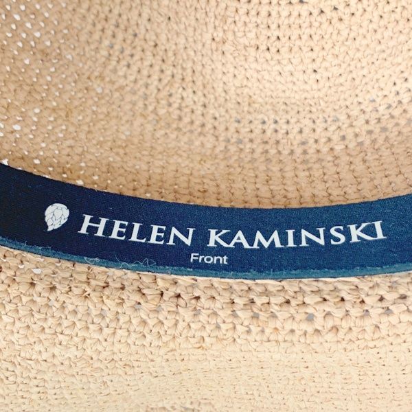 ヘレンカミンスキー ラフィア ハット 帽子 つば広 麦わら