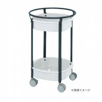 【最新作入荷】 サカエ まるいワゴン ホワイト MW-462DGWD