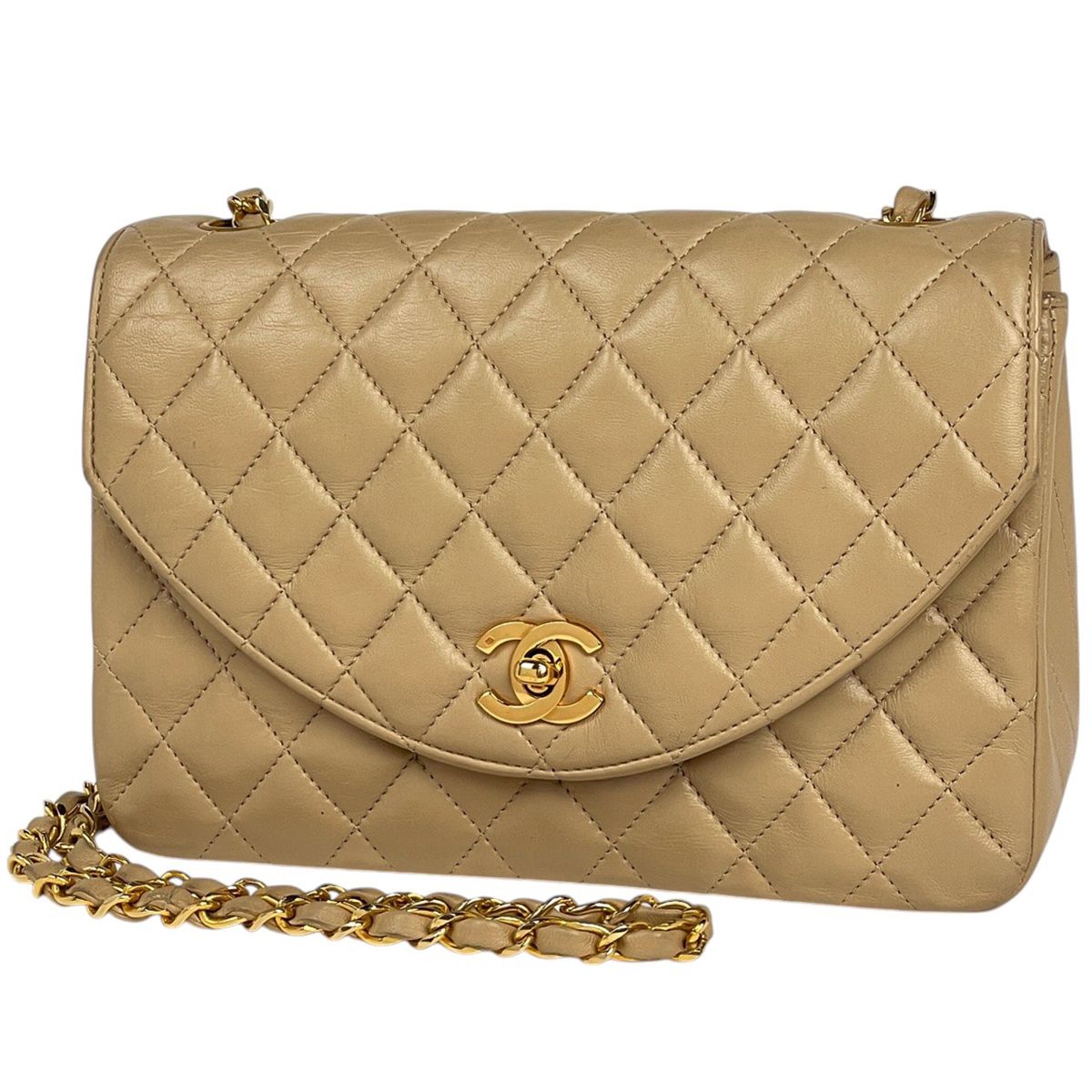 CHANEL シャネル ターンロック マトラッセ ココマーク ハンドバッグ