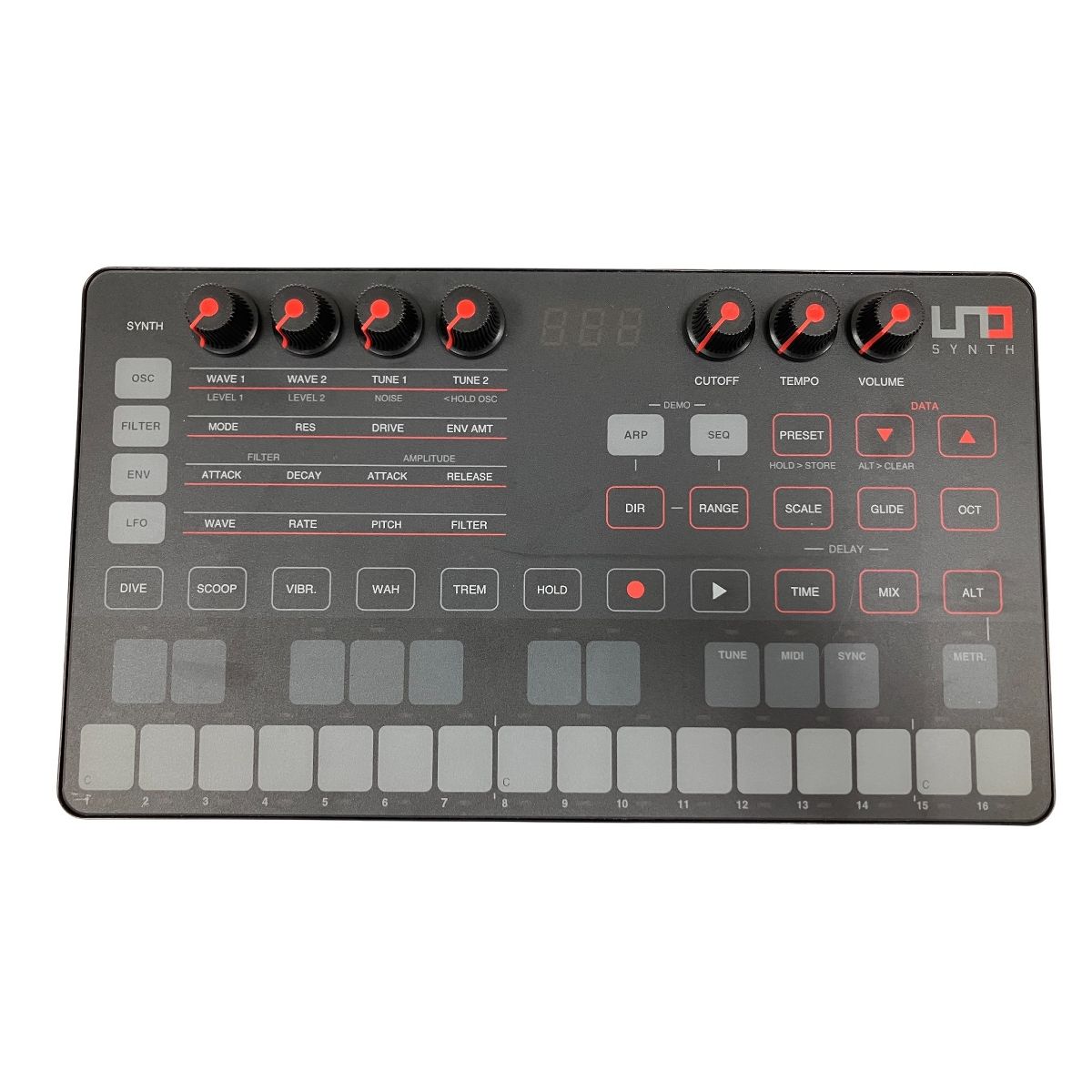 IK MULTIMEDIA IK000104 UNO Synth アナログ シンセサイザー シーケンサー 音響機器 オーディオ アイケーマルチメディア 訳有 O10509363