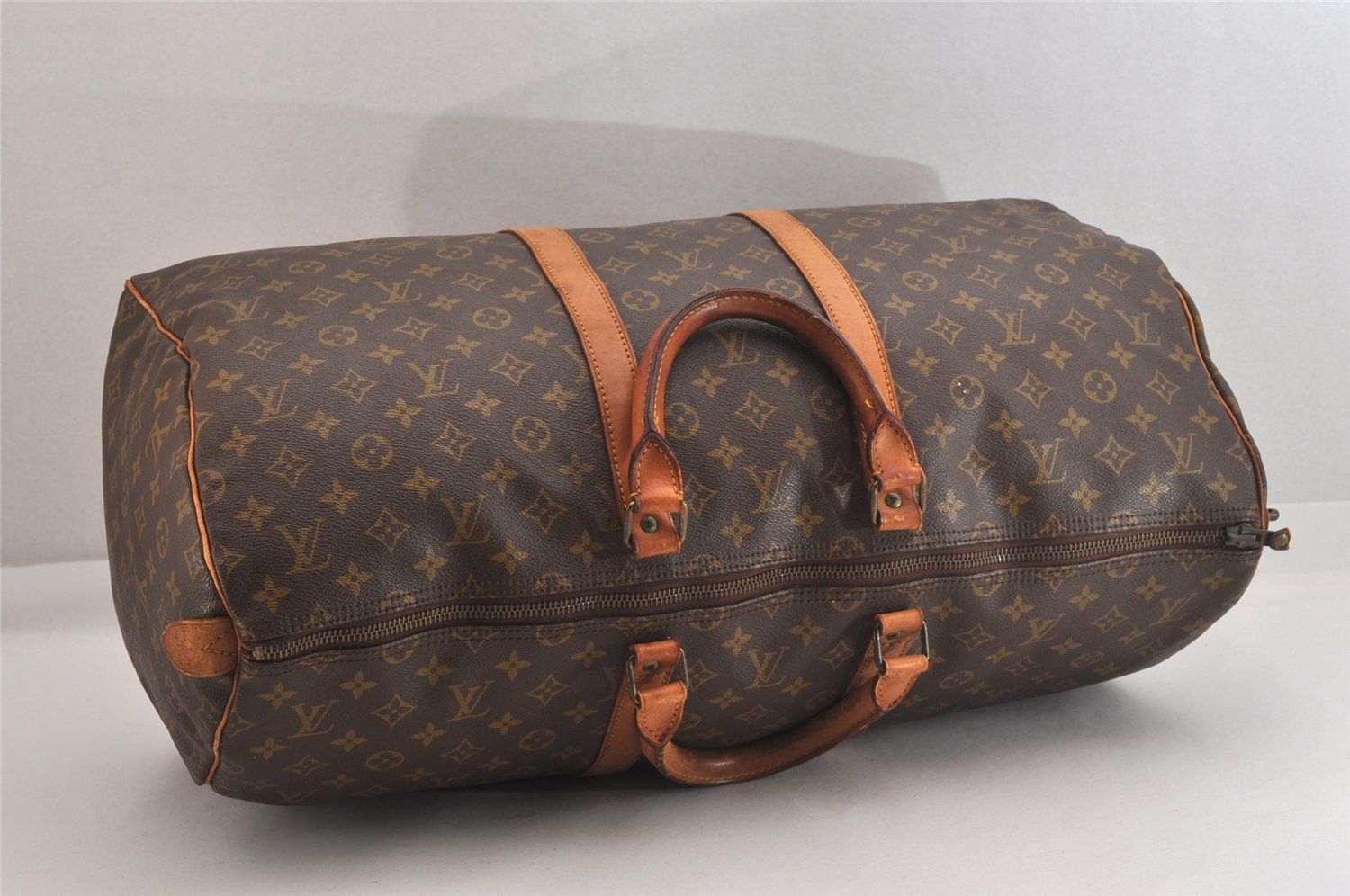 LOUIS VUITTON ルイヴィトン モノグラム キーポル 55 トラベルボストン