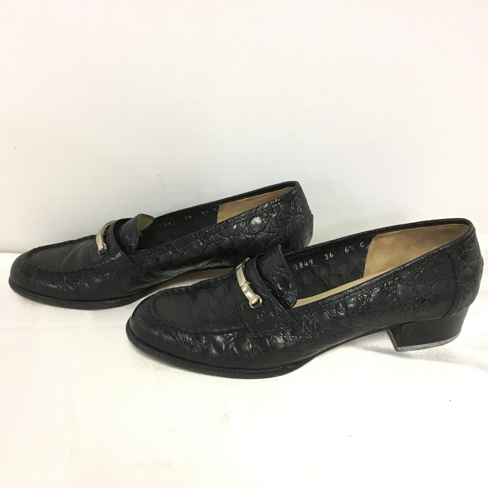 Salvatore Ferragamo サルバトーレフェラガモ ローファー ブラック 6 1 