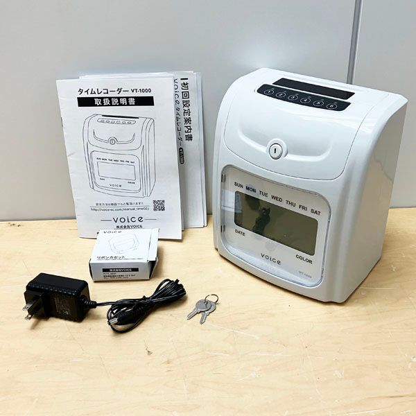 ヴォイス/Voice シンプルモデルタイムレコーダー 88366 VT-1000 タイム