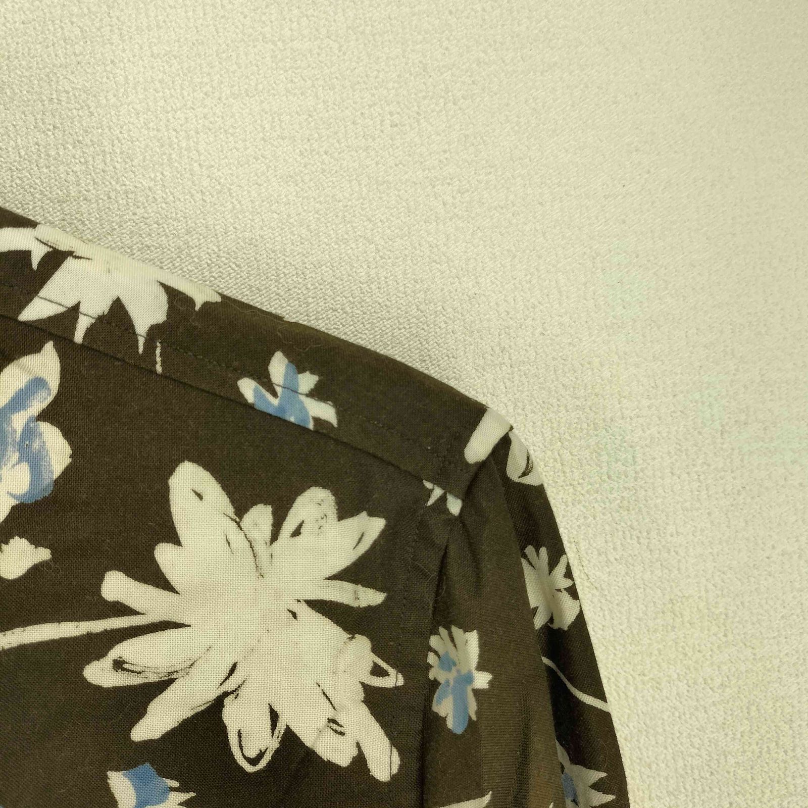 パラスパレス PALLAS PALACE 十日 花柄 長袖シャツワンピース